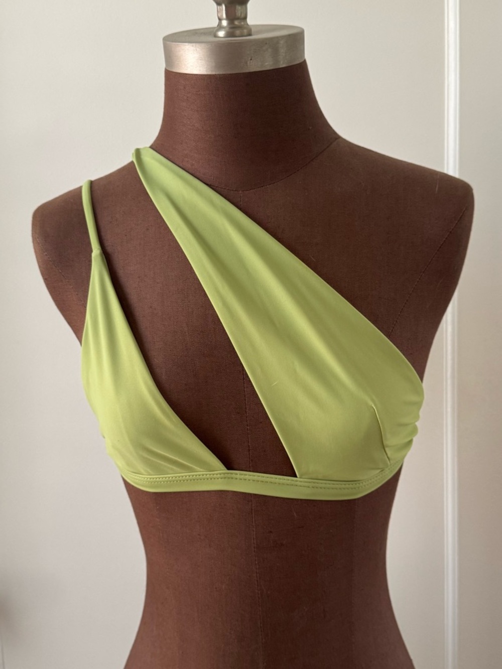 SHEIN Green One-Shoulder Bikini Set